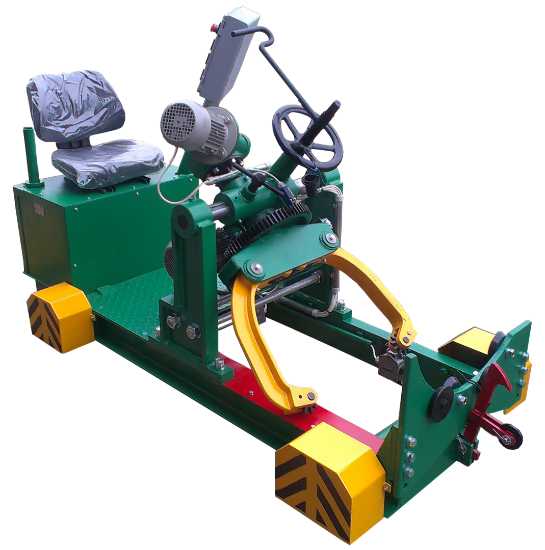 Electric clamping log carriage EV 750 with cut-out rotation