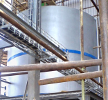 Biomass silo (with SLP discharging)